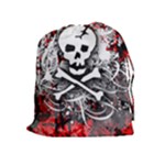 Skull Splatter Drawstring Pouch (XL)