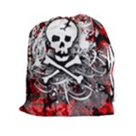 Skull Splatter Drawstring Pouch (XXL)