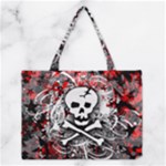 Skull Splatter Medium Tote Bag