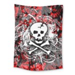 Skull Splatter Medium Tapestry