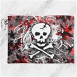 Skull Splatter Canvas Cosmetic Bag (XXL)