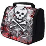 Skull Splatter Full Print Travel Pouch (Big)