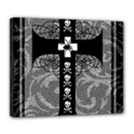 Spider Web Cross Deluxe Canvas 24  x 20  (Stretched)