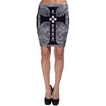 Spider Web Cross Bodycon Skirt