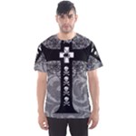 Spider Web Cross Men s Sports Mesh Tee