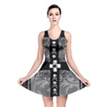 Spider Web Cross Reversible Skater Dress