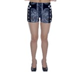 Spider Web Cross Skinny Shorts