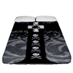 Spider Web Cross Fitted Sheet (King Size)