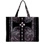 Spider Web Cross Zipper Mini Tote Bag