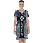 Spider Web Cross Short Sleeve Nightdress