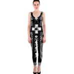 Spider Web Cross One Piece Catsuit