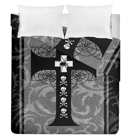 Spider Web Cross Duvet Cover Double Side (Queen Size) from ArtsNow.com