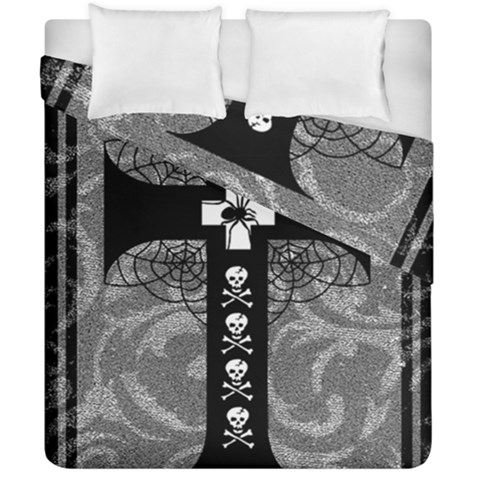Spider Web Cross Duvet Cover Double Side (California King Size) from ArtsNow.com