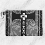 Spider Web Cross Canvas Cosmetic Bag (XL)