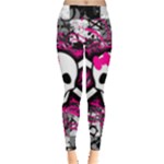 Splatter Girly Skull Leggings 