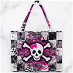 Splatter Girly Skull Mini Tote Bag