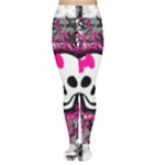 Splatter Girly Skull Tights