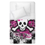 Splatter Girly Skull Duvet Cover (Single Size)