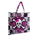 Zipper Large Tote Bag 