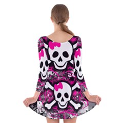 Long Sleeve Velvet Skater Dress 