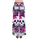 Splatter Girly Skull So Vintage Palazzo Pants