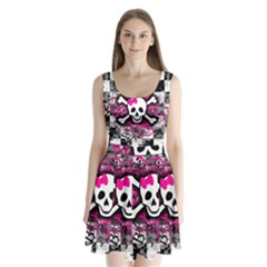 Split Back Mini Dress  