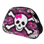 Splatter Girly Skull Full Print Accessory Pouch (Small)