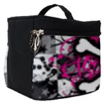 Splatter Girly Skull Make Up Travel Bag (Small)