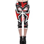 Star Checkerboard Splatter Capri Leggings 