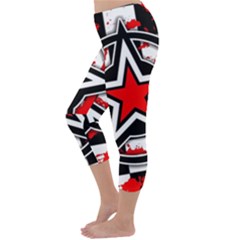 Capri Winter Leggings Back Capri Winter Leggings Back