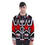 Star Checkerboard Splatter Men s Windbreaker