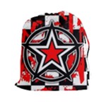 Star Checkerboard Splatter Drawstring Pouch (XXL)