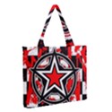 Zipper Medium Tote Bag Front