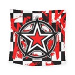 Star Checkerboard Splatter Square Tapestry (Small)