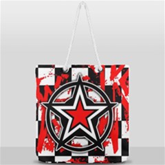 Full Print Rope Handle Tote (Large) 