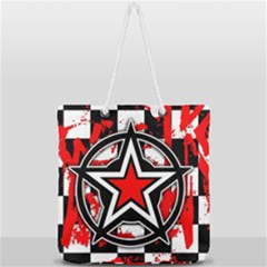 Full Print Rope Handle Tote (Large) 