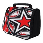 Star Checkerboard Splatter Full Print Travel Pouch (Small)