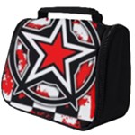 Star Checkerboard Splatter Full Print Travel Pouch (Big)