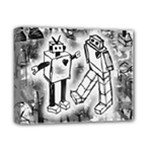Robot Love Deluxe Canvas 14  x 11  (Stretched)