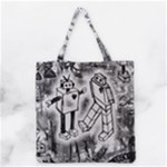 Robot Love Grocery Tote Bag