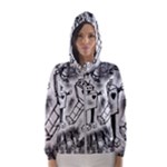 Robot Love Women s Hooded Windbreaker
