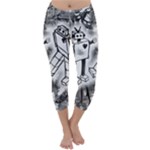 Robot Love Capri Winter Leggings 