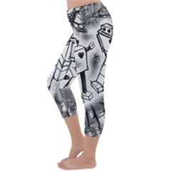 Capri Winter Leggings Back Capri Winter Leggings Back