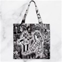 Zipper Grocery Tote Bag 