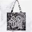 Zipper Grocery Tote Bag 