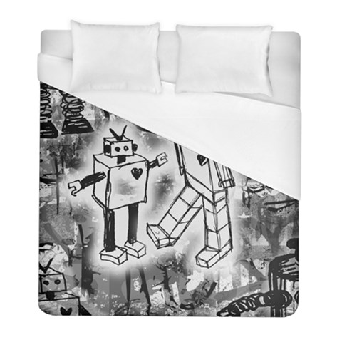 Robot Love Duvet Cover (Full/ Double Size) from ArtsNow.com