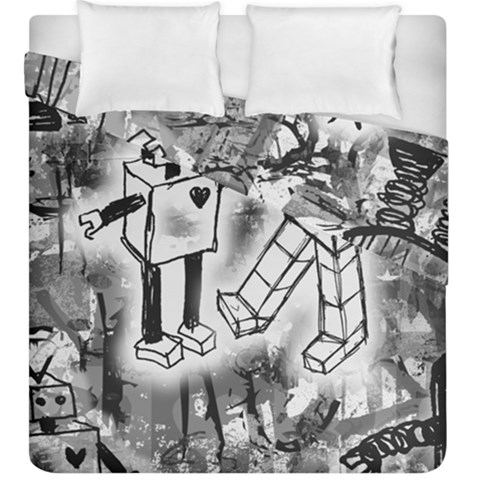 Robot Love Duvet Cover Double Side (King Size) from ArtsNow.com