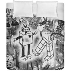 Robot Love Duvet Cover Double Side (California King Size) from ArtsNow.com