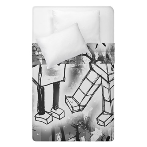 Robot Love Duvet Cover Double Side (Single Size) from ArtsNow.com
