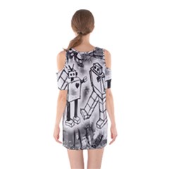 Shoulder Cutout One Piece Dress 